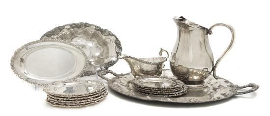 A Collection of Silverplate Serving