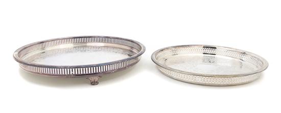 *Two Silverplate Trays each of