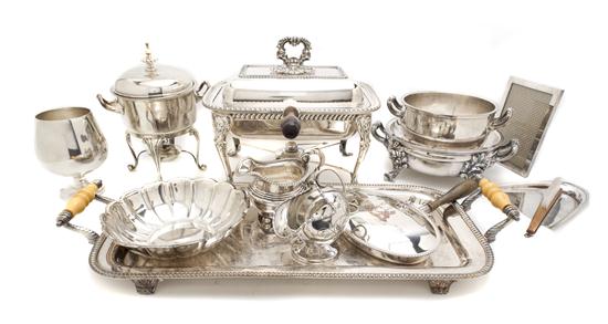  A Collection of Silverplate Table 15358f