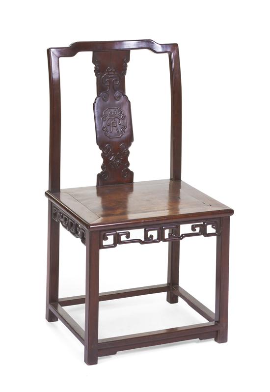  A Chinese Yoke Back Side Chair 153596