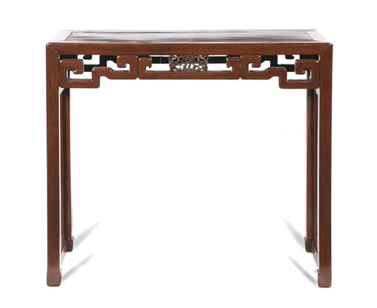 A Chinese Wood Altar Table having