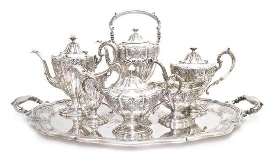 An American Sterling Silver Tea and