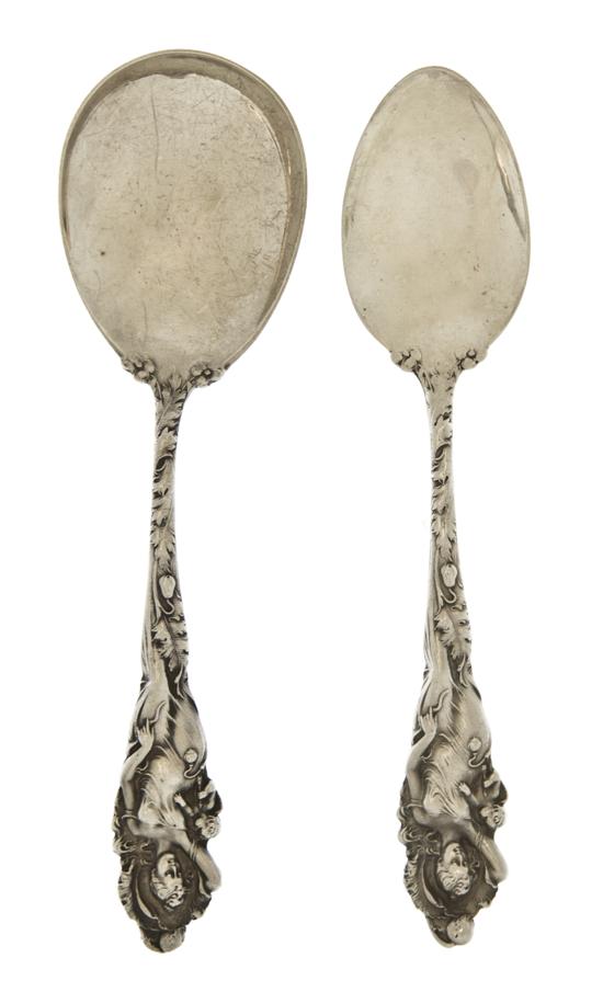 Two American Sterling Silver Spoons 150ee3