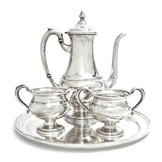 *An American Sterling Silver Tea