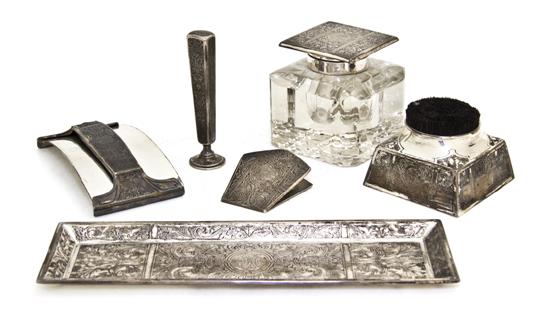 An American Sterling Silver Six-Piece