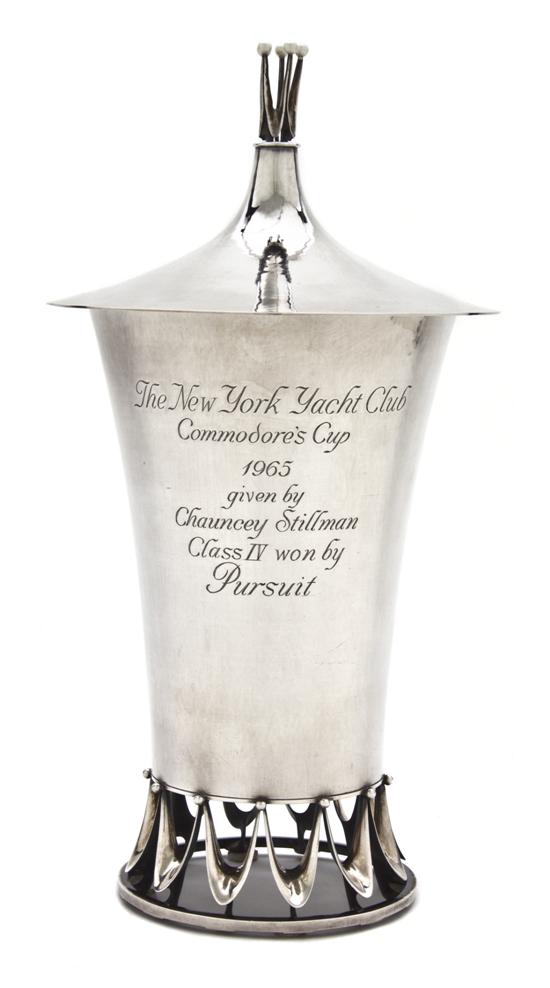 An American Sterling Silver Trophy