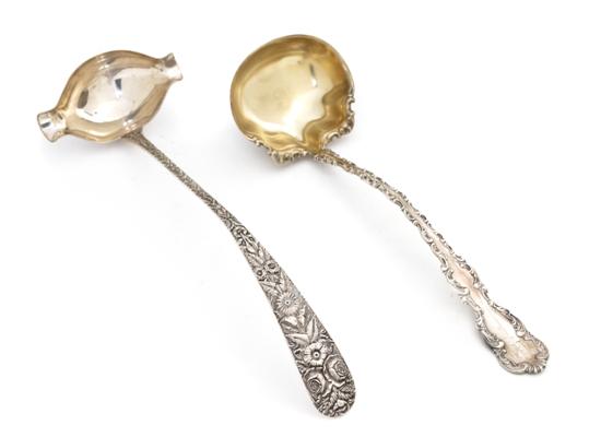 Two American Sterling Silver Ladles