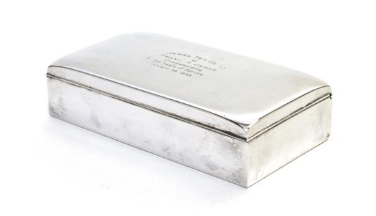 An American Sterling Silver Cigarette 150f24