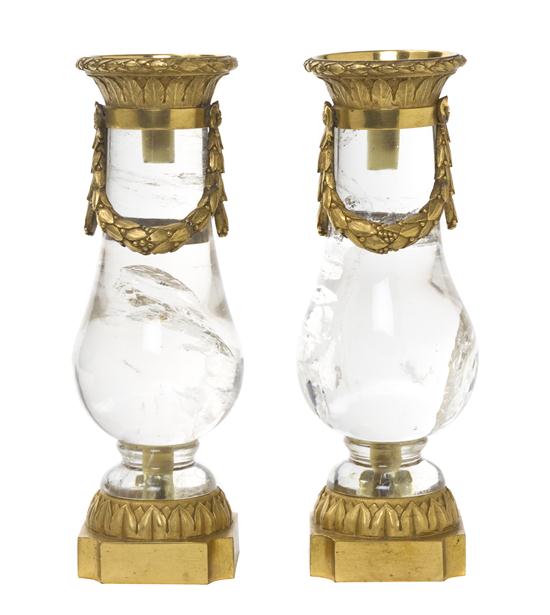 A Pair of Gilt Bronze Mounted Rock 150f68