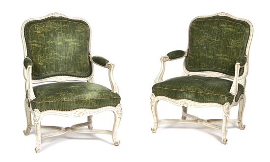 A Pair of Louis XV Style Painted 150f80