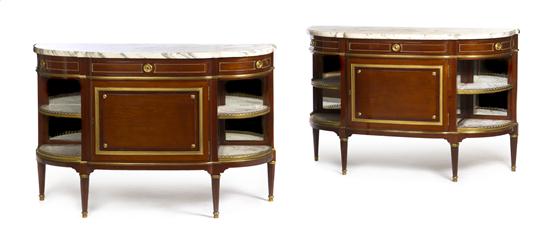 A Pair of Directoire Mahogany and 150f85