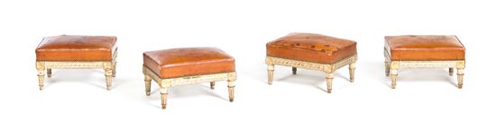 A Set of Four Louis XVI Style Tabourets 150fa1