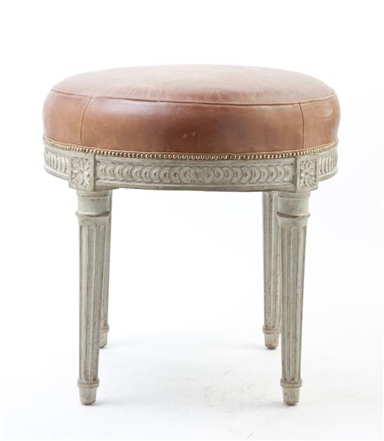 A Louis XVI Style Painted Tabouret 150fa5