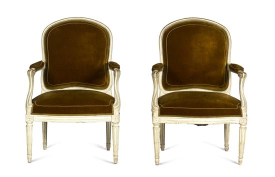 A Pair of Louis XVI Style Painted 150fb0