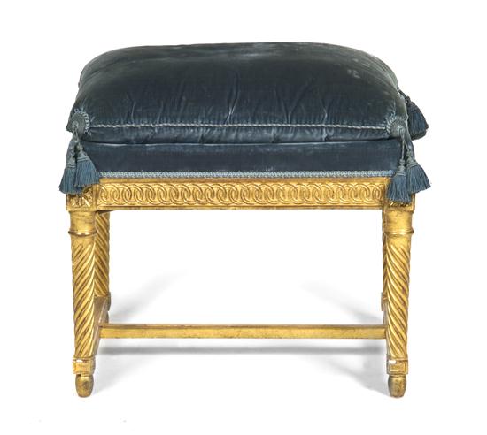 A Neoclassical Giltwood Tabouret 150fb1