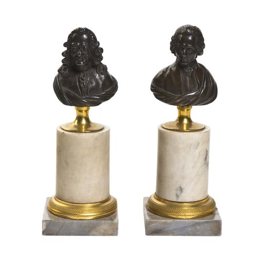 A Pair of Continental Patinated