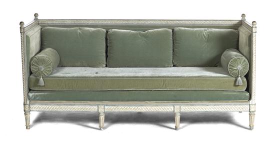 A Louis XVI Style Painted Settee 150fb8