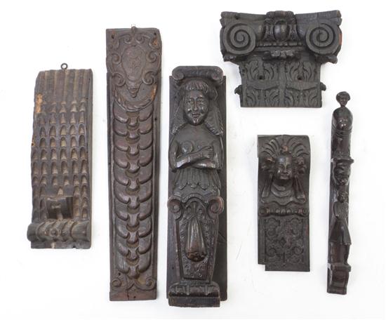 A Collection of Carved Wood Architectural 150fe7