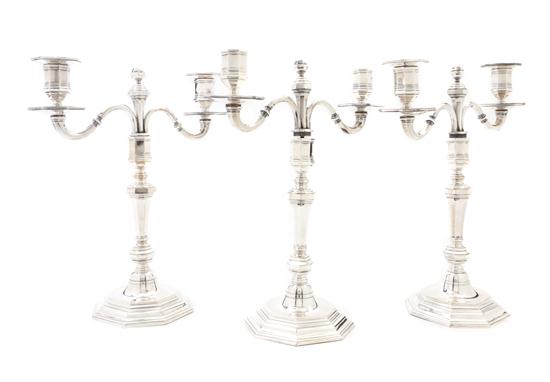 A Set of Six Continental Silverplate
