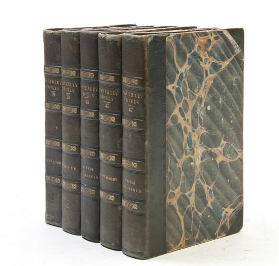 SCOTT SIR WALTER A group of 43 volumes