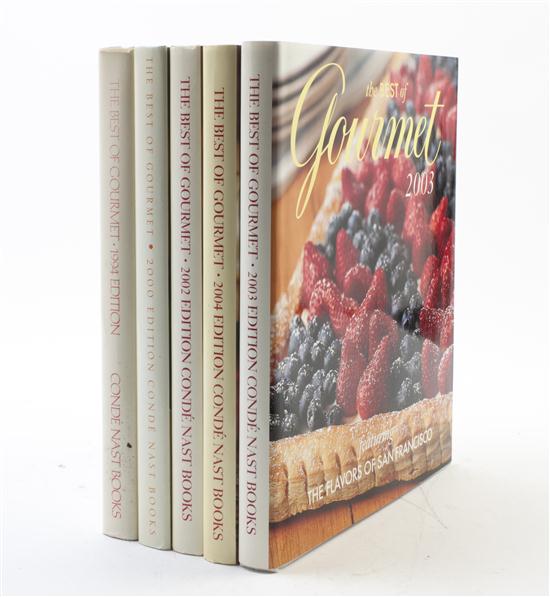 A Set of Best of Gourmet Cook Books