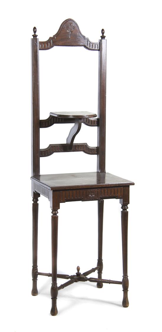 A Mahogany Wash Stand having a