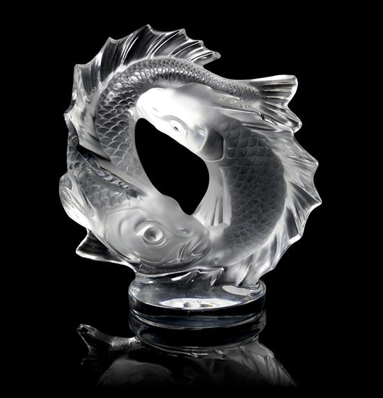 A Lalique Molded and Frosted Glass 1510fa