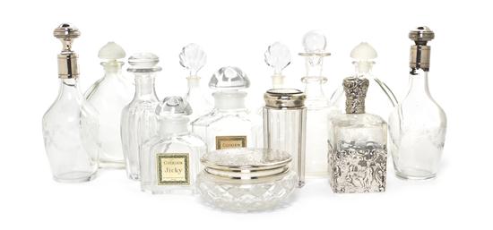 A Collection of Eleven Glass Scent 15111a