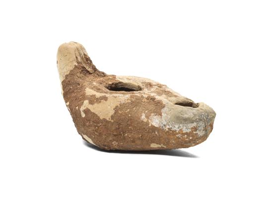 A Roman Terracotta Oil Lamp of 15112e