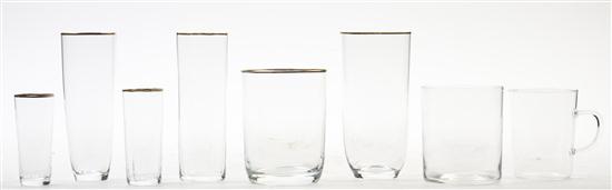 A Collection of Glass Stemware