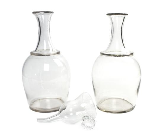 A Pair of Continental Blown Glass