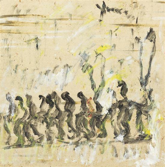 Purvis Young (American 1943-2010) Processional
