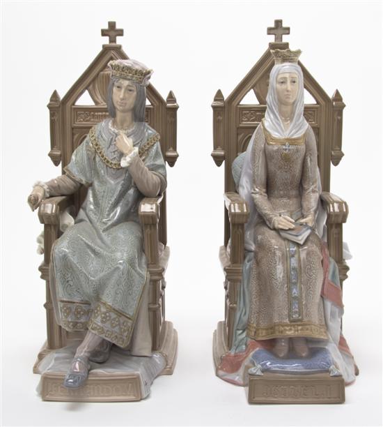 Two Lladro Porcelain Figures depicting 151191