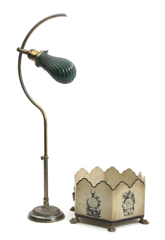 An Empire Style Bouillotte Lamp