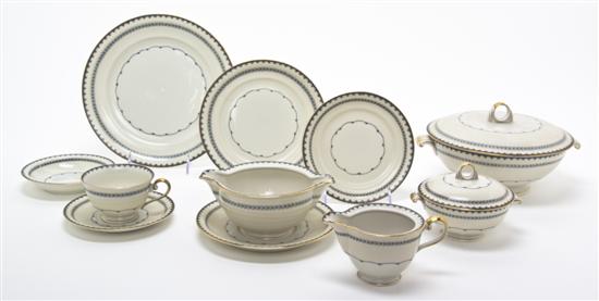 A Japanese Porcelain Dinner Service