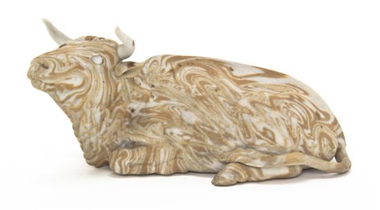 A Pottery Model of a Buffalo having