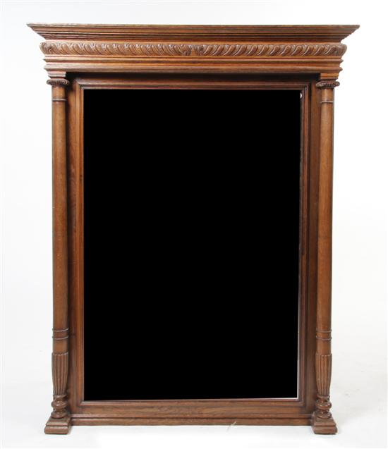 A Neoclassical Mahogany Mirror 15122d