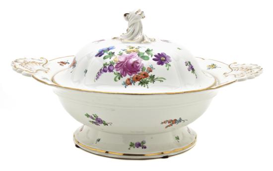 *A Meissen Porcelain Covered Compote