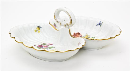 A Meissen Porcelain Segmented Dish 151249