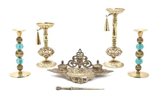  A Collection of Brass Decorative 151254