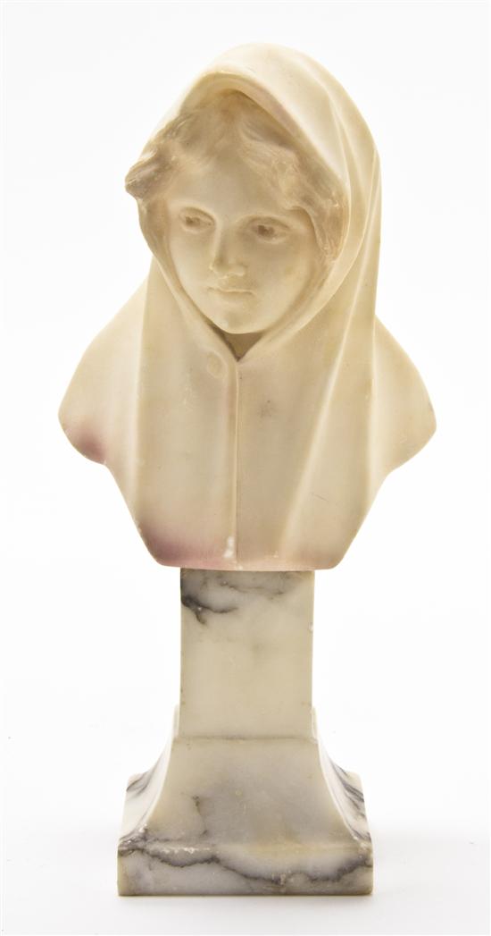 An Italian Alabaster Bust depicting 15124c