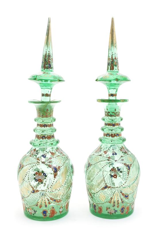  A Pair of Continental Enameled 151268