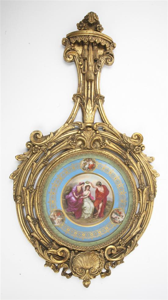 *A Sevres Style Porcelain Charger