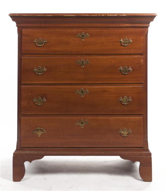 *An American Cherry Chest of Drawers