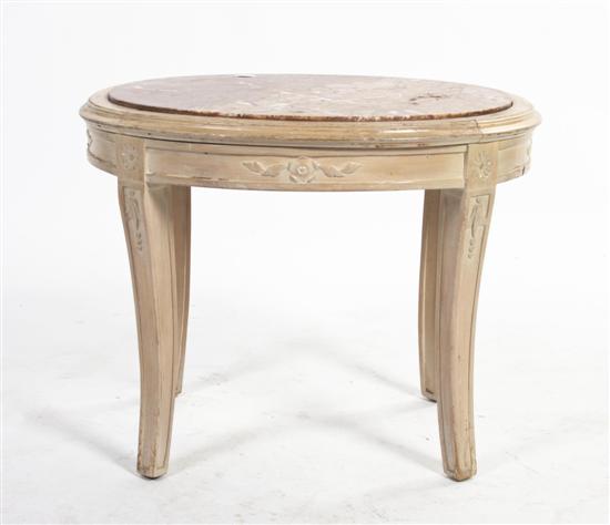  A Louis XVI Style Beechwood Occasional 1512e2