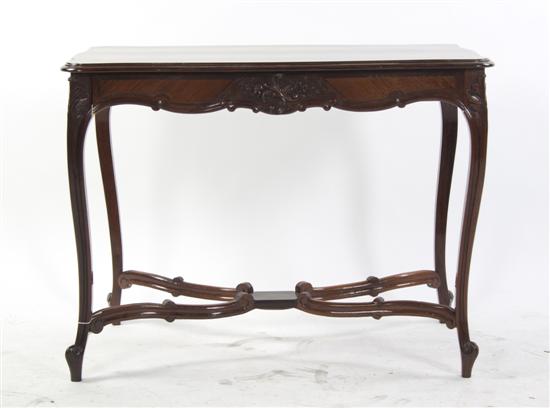 A Louis XV Style Parquetry Occasional