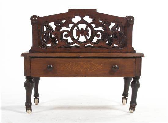 *A Continental Mahogany Canterbury