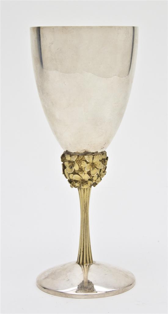 An English Silver Goblet Stuart Devlin