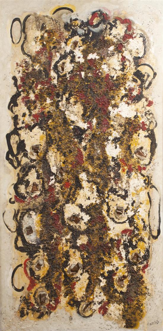N. Nabb (20th century) Abstract mixed