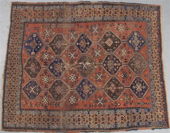 An Afshar Wool Rug having repeating 1513ec